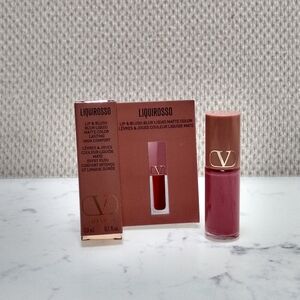 Valentino Lip & Blush Liquid Matte Color 109R Catch Me If You Can Mini Size .1oz